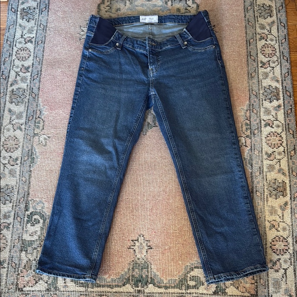 GAP Women's Maternity Straight Leg Jeans